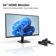 24" HDMI Full HD Monitor PC Gaming CCTV – Dell HP LG Samsung Iiyama