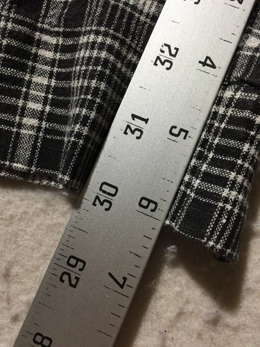 Fundamental Things Linen Shorts Petite 8 8P Black White Check Elastic Pockets - Picture 5 of 10