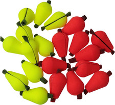 20Pcs Float Foam Tear Drop Strike Indicator Fly Fishing Strike Fly Fishing Bobbe