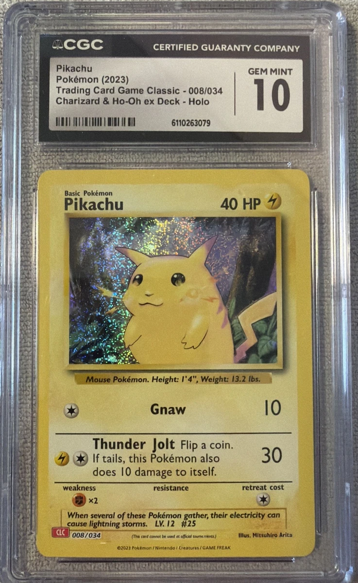 Pikachu 008/034 Trading Card Game Classic for sale | eBay