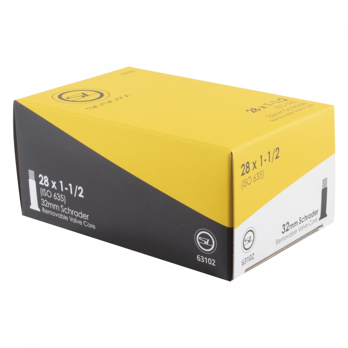 Стандартная трубка клапана Sunlite Schrader 28x1-12 шток 32 мм прочная толщина стенки 2790₽