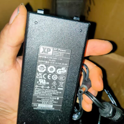 XP Power AFM60US15 15V 4A Power Supply Adapter Charger with Plug