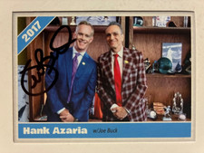 JOE BUCK autograph BROCKMIRE Hank Azaria BASEBALL custom card signed