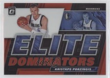2019 Donruss Optic Elite Dominators Red Prizm 61/99 Kristaps Porzingis #24 0q3