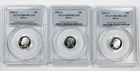 *MIXED DATE S PROOF ROOSEVELT DIME PCGS PR 69 DCAM LOT OF THREE* NR #G3902