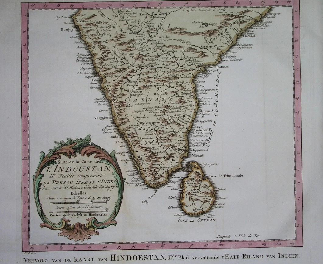 80年前のインドDari Preços baixos em Índia Antigo Original Atlas Antigos da Ásia 1600