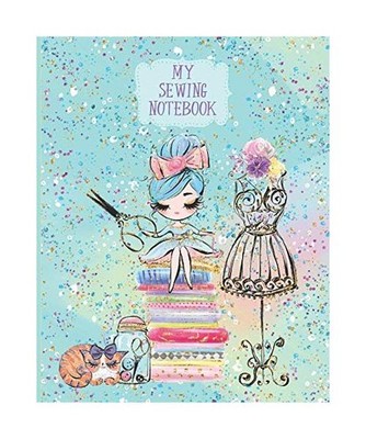 My Sewing Notebook: Sewing Composition Notebook | College Rule and Dot Grid Inte