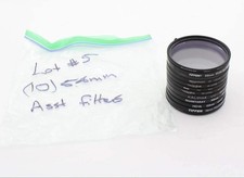  USED  Lot 5 10 58mm Lens Filters