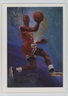 1990-91 NBA Hoops Art Card Team Checklist Michael Jordan #358 HOF