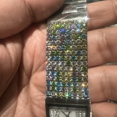 Working Croton Multicolor Rhinestone square Dainty Ladies  display picture 2