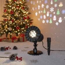 Christmas Snowflake Moving Projector Light LED Laser Outdoor Lamp Party Decor US