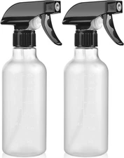 Bealee Spray Bottles 2 Pack, 10 Oz, Mist & Stream, Heavy Duty Spraying Empty Wat