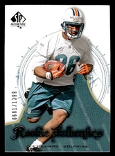 Lex Hilliard 2008 SP Authentic #/1399 #143 Miami Dolphins ESE