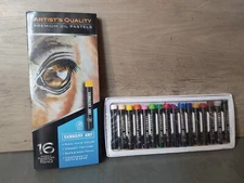 Sargent Art Premium Oil Pastels Artist Quality 16pc Vivid Colors New Sealed