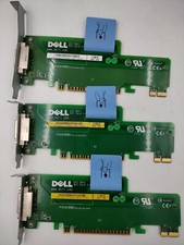 Lot of 3 Dell Optiplex 740 SFF DVI Add-In Low Profile Video Card JK171 UJ918