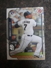 2015 Topps Bowman Rookie Rymer Liriano RC Card# 123. rookie card picture