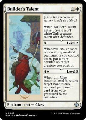 x4 Builder's Talent U MTG Bloomburrow M/NM, English
