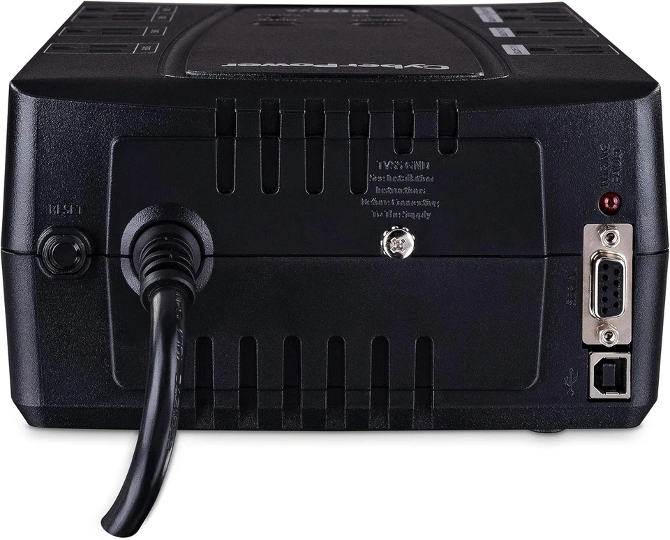 CP825AVRLCD Intelligent LCD UPS System, 825VA/450W, 8 Outlets, AVR, Compact - Image 3 of 4