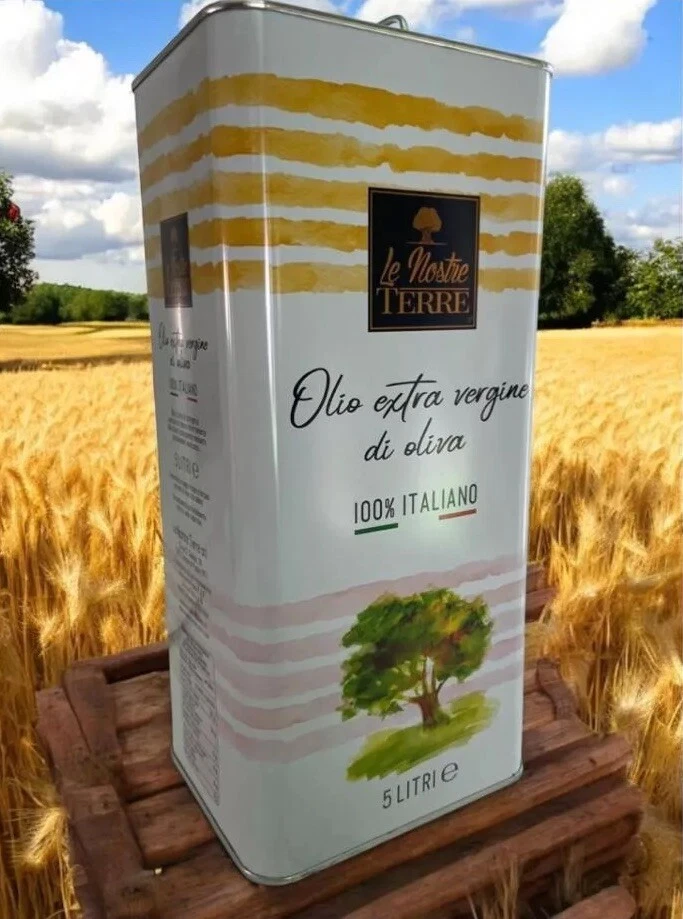 Olio Extravergine di oliva 100% Italiano in latta da 5 litri - Image 2 of 4