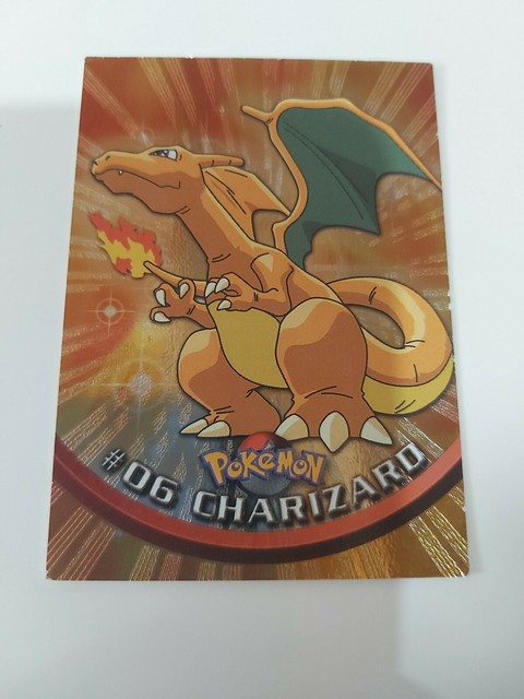 Pokemon Card Charizard 06 Topps Series Blue Logo Holo Foil Near 