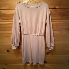 Nine West Poet Sleeve Sweater Dress Lilac Size Medium