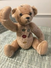Vintage Knickerbocker Teddy Bear PATCHES Dust cover/ Care Guide