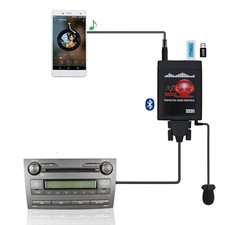 Bluetooth Car Kit, Car Audio USB AUX Input Adapter Built-in Bluetooth 5.0 for...