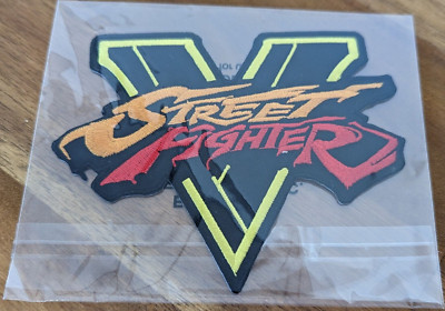 Street Fighter Patch V5 RARE Embroidered Fabric Nerd Block Exclusive NEW