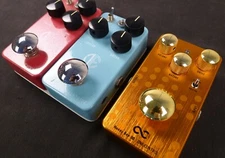 5 Pieces Effector Foot Switch Hat Switch Cap Cover Push-In Chrome Finish