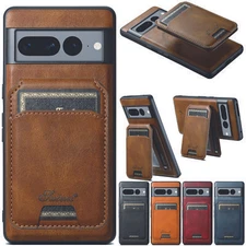 For Google Pixel 9 Pro XL/8/7/6 Magnetic Leather TPU Detachable Card Wallet Case