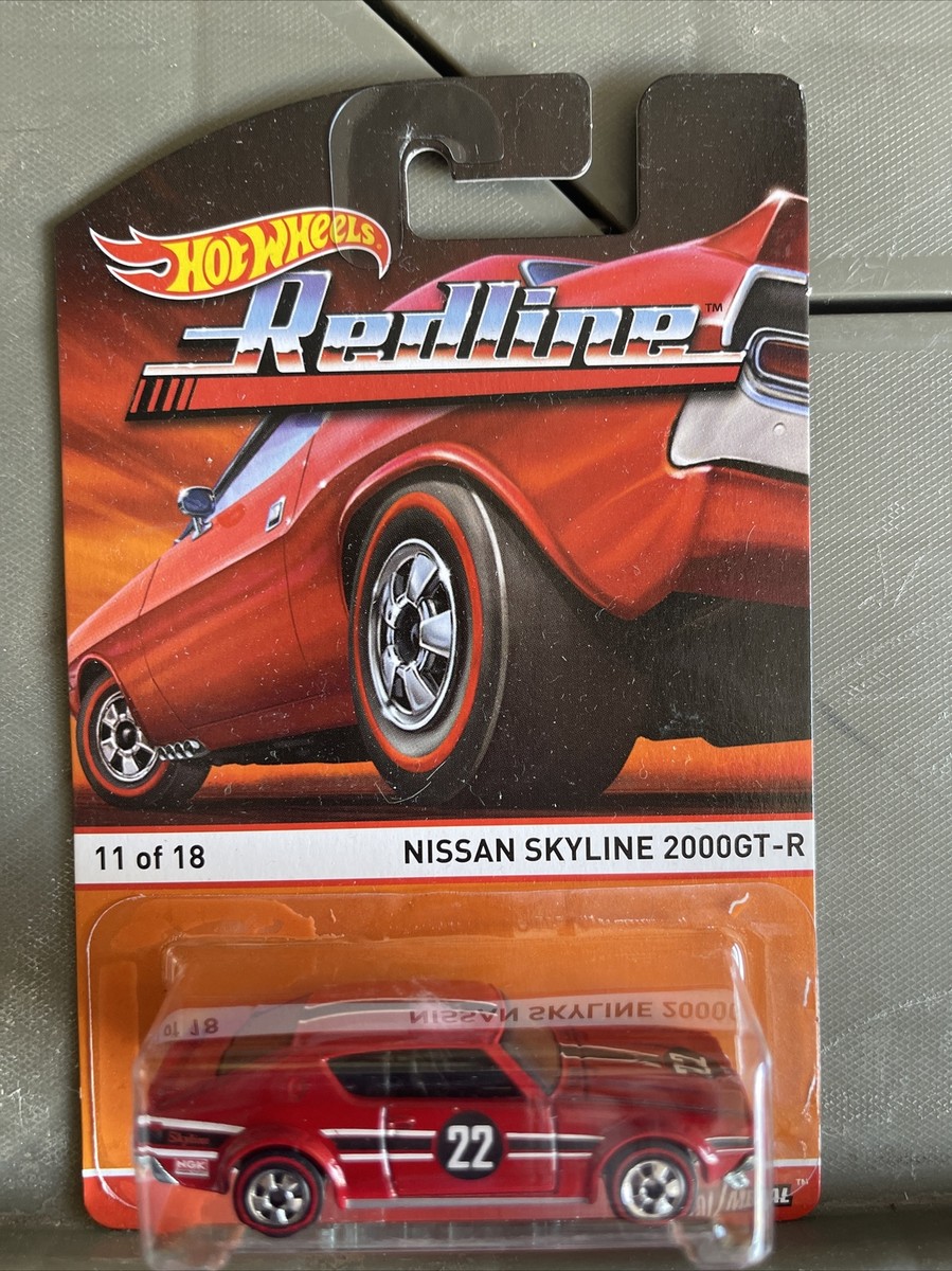 NISSAN SKYLINE 2000GT-R #11 red - 2015 Hot Wheels Heritage REDLINE