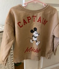 Zara Kids Mickey Mouse Sweatshirt Size 6