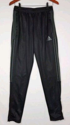adidas Tiro Pants AeroReady Soccer Track Training Black Dark Grey Men's Size S