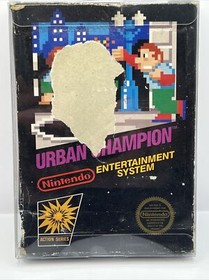 Urban Champion (Original Nintendo NES) Black Box In Box With Sleeve + Protector
