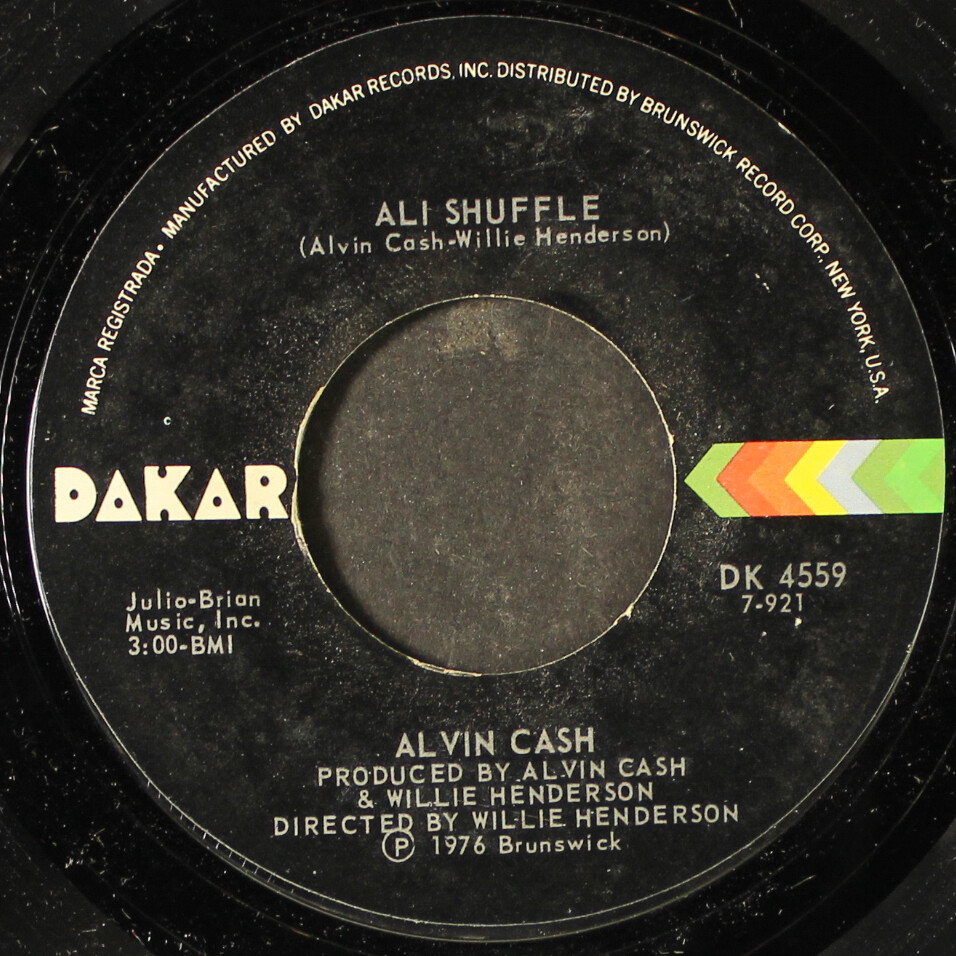 ALVIN CASH: doing the feeling / ali shuffle DAKAR 7