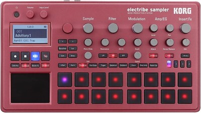 KORG ELECTRIBE2S-RD Music Production Station Sampler ELECTRIBE2 Red JPN F/S new