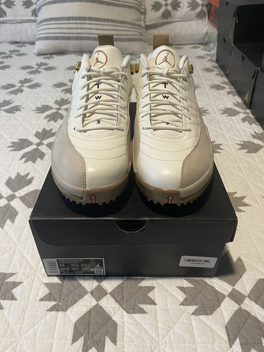 Nike Air Jordan Retro XII 12 G NRG U22 Golf Driftwood Men's Nike Air Jordan Retro XII 12 G NRG U22 Golf Driftwood Men's