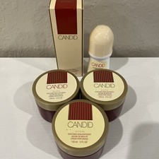 VINTAGE LOT OF 5 AVON CANDID COLOGNE SPRAY ROLL-ON DEODORANT SKIN SOFTENER RARE