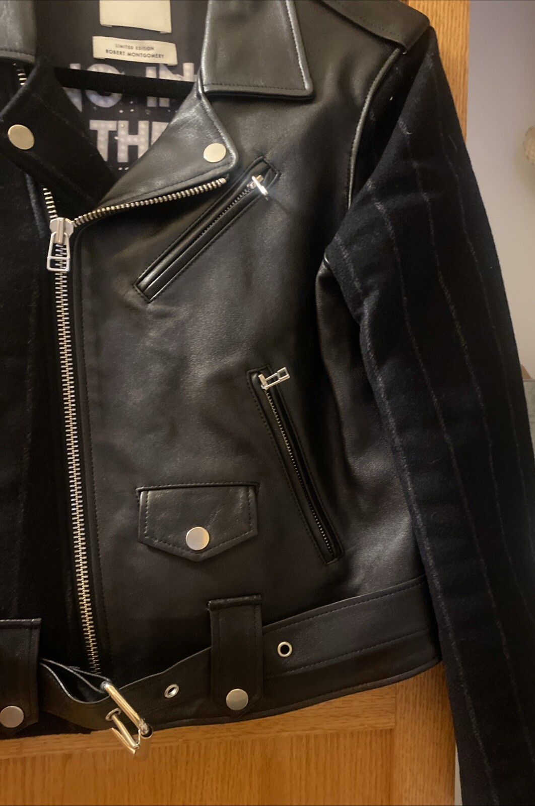Limited Edition EACH X OTHER Paris Robert Montgomery Biker Jacket Size Medium image 4