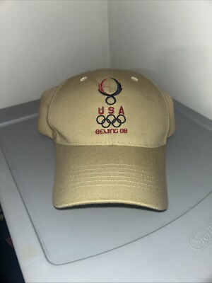 VTG NEW (no tags) - Beijing 2008 Olympics Hat/Cap Team USA 08 08 08 -   