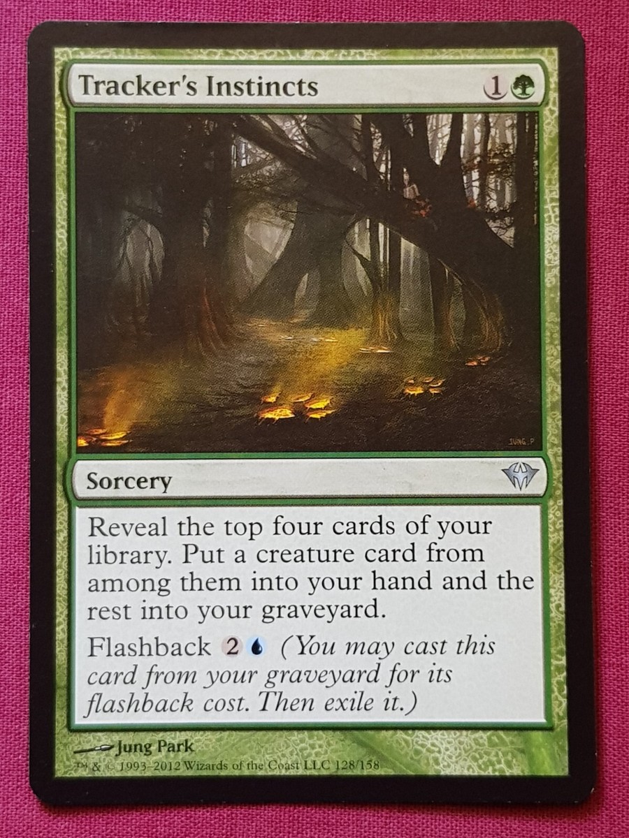 Magic The Gathering DARK ASCENSION TRACKER'S INSTINCTS green card MTG | eBay