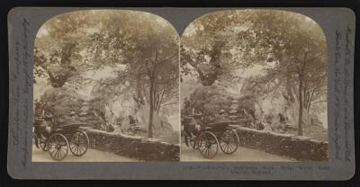 Wordsworths Meditation Rock, Rydal Water, Lake District, England  Old Photo