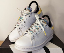 Adidas X Kevin Lyons allacciate bianche Stan Smith edizione limitata - SCATOLA UK taglia 3,5
