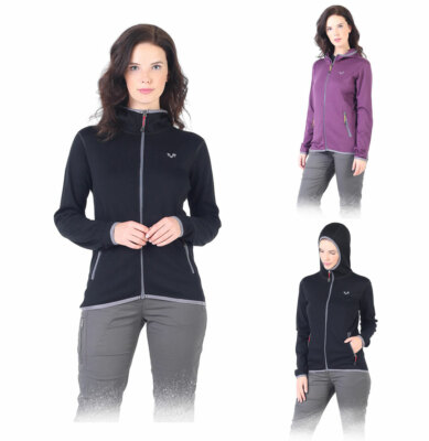 Kapuzenjacke - 100% Merinowolle - Hoodie Damen  l  Woolona