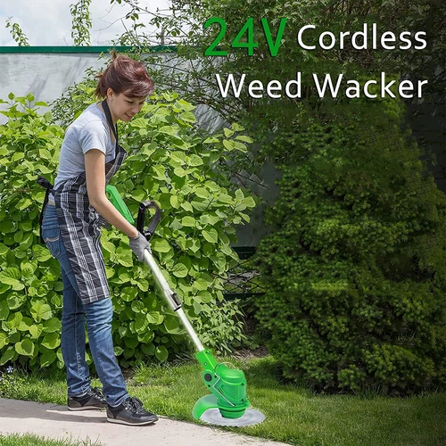 24V Cordless Strimmer Grass Trimmer Tree Cutter Garden Edger Electric 2Batteries - Picture 14 of 15