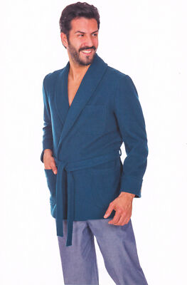 GIACCA DA CAMERA UOMO VESTAGLIA IN LANA 80%, NOTTISSIMO MADE IN