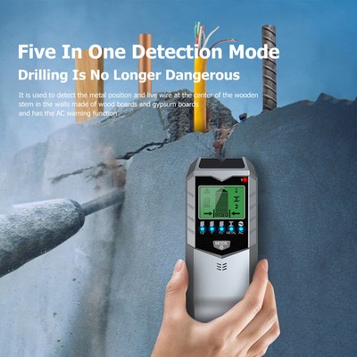 Handheld Stud Finder LCD Digital Display Depth Tracker Equipment Battery Powered
