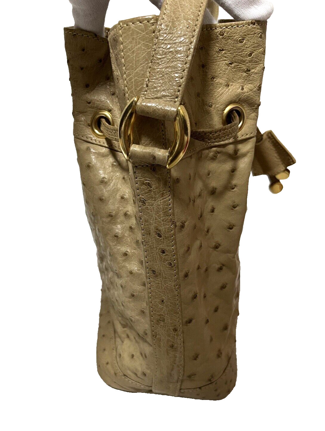 Authentic Bally drawstring bag leather  purse Fro… - image 6