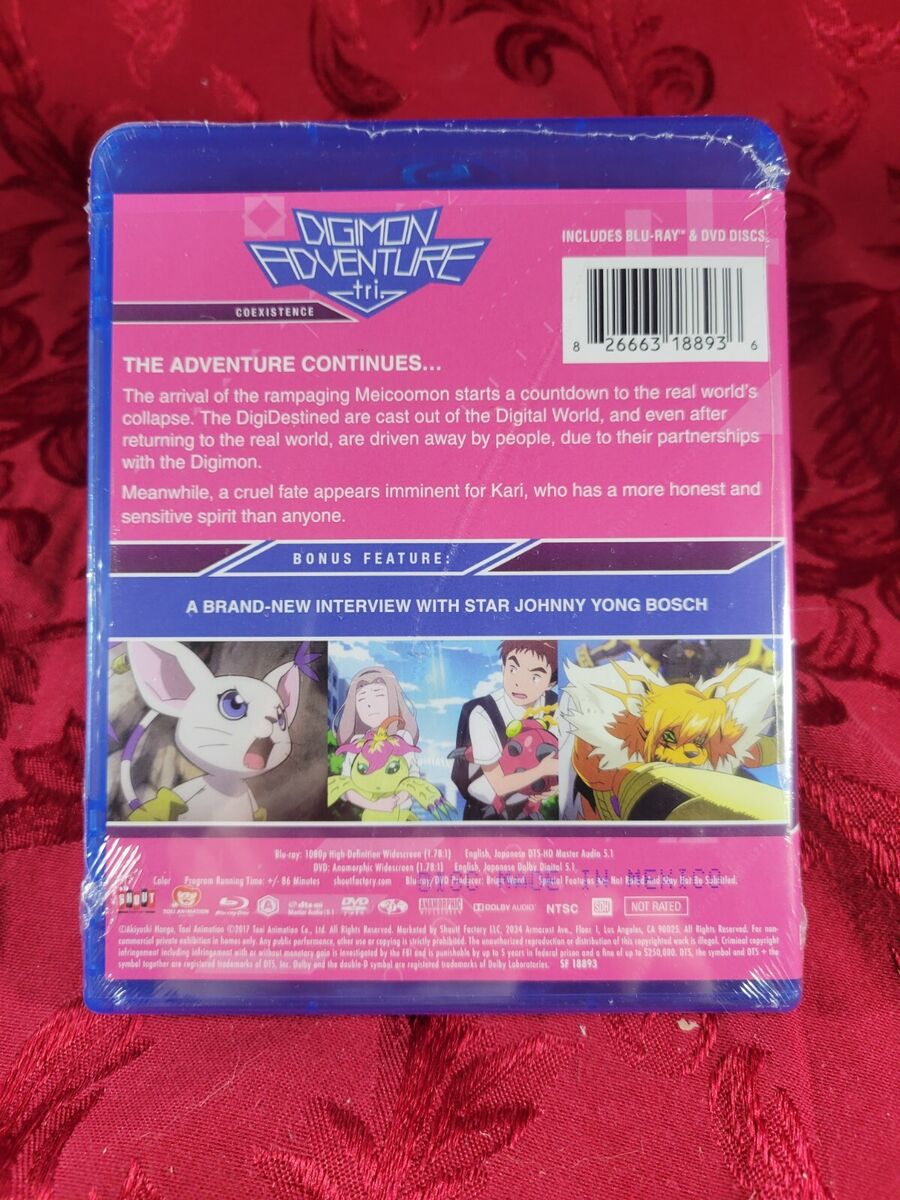 Digimon Adventure Tri Coleção 6 Filmes - Blu Ray Importado Shout Factory