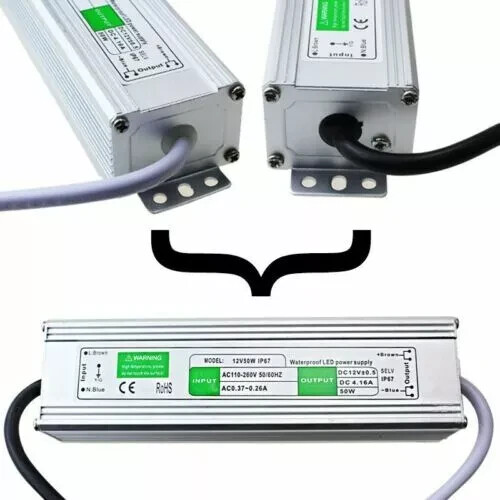 LEDSone 12V Trafo Netzteil IP67 Wasserdicht – Für LED-Stripes Bis 350W